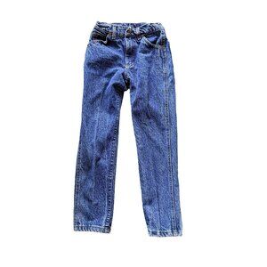 Vintage Lee Riders Kids Jeans Size 8 Regular 90s Medium Wash Denim